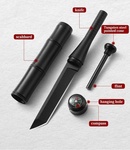 Survival kit tactical knife - kit,