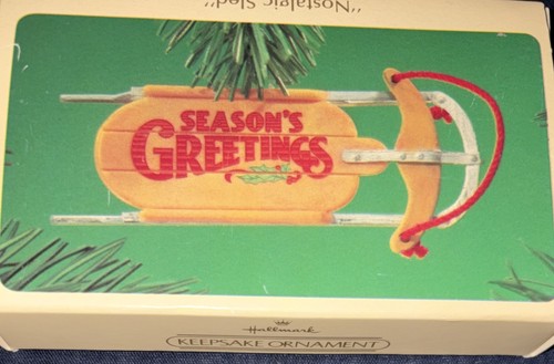 Vintage hallmark ornament 1984 - ornament,