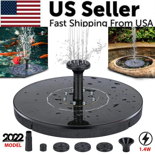 Solar power bird bath - solar,