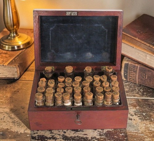 Antique mahogany portable - antique, or