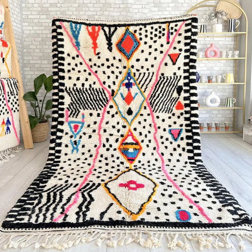 Hand woven moroccan berber - hand-woven,
