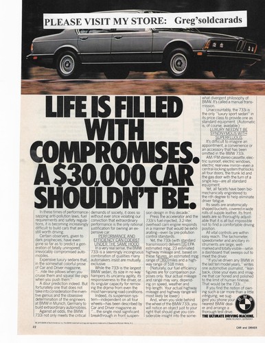 Original 1980 bmw 733i vintage - 1980,