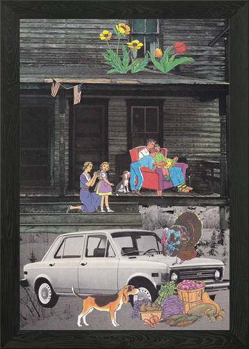 American dream collage - dream, [collage]