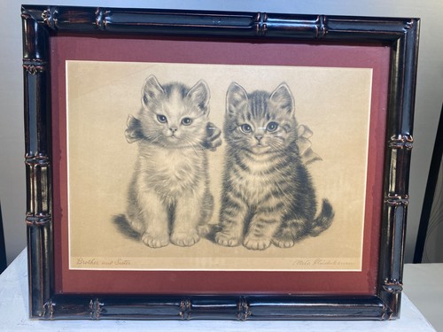 Vintage litho drawing - , of