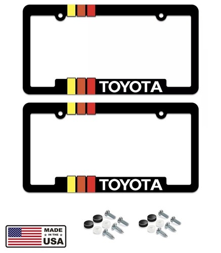 Toyota-Retro-Style-License-Pla