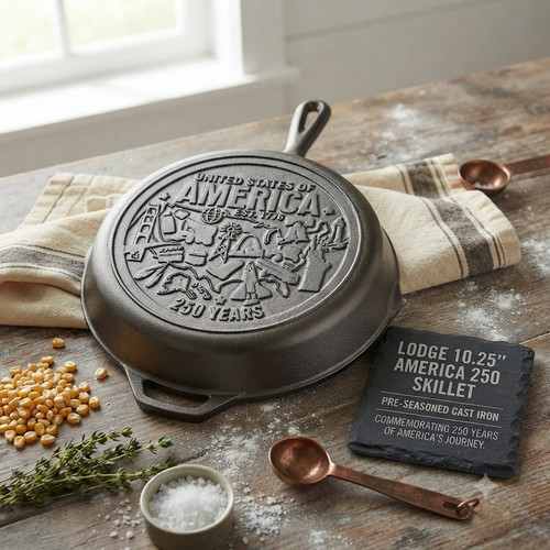 Lodge inch seasoned - inch, cast
