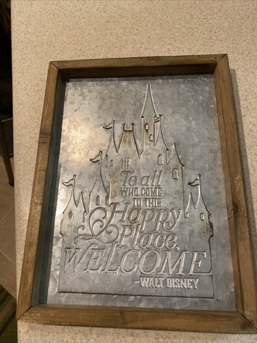 Walt disney steel happy - "happy, place