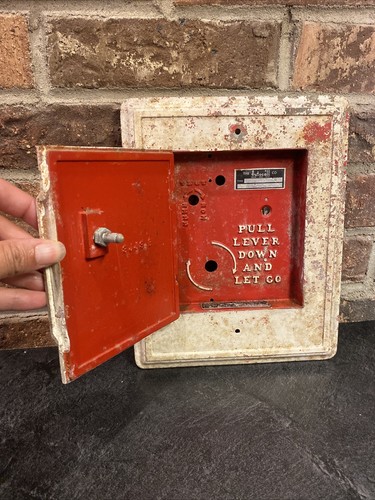 Vintage antique fire alarm - fire,