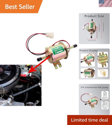 High performance 12v fuel pump - 12v,