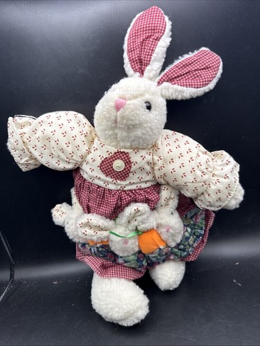 Adorable plush mama bunny with - mama,