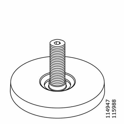 Ikea besta adjustable feet - 4,
