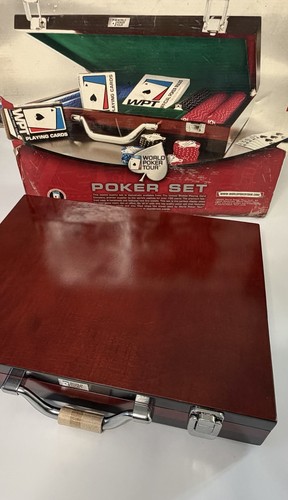 World poker tour cherry - cherry, wood
