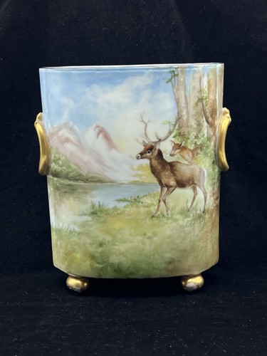 Antique limoges cache pot - antique,