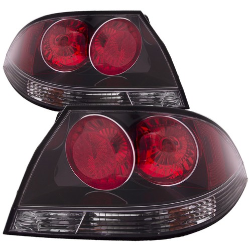Tail lights pair black - black, set
