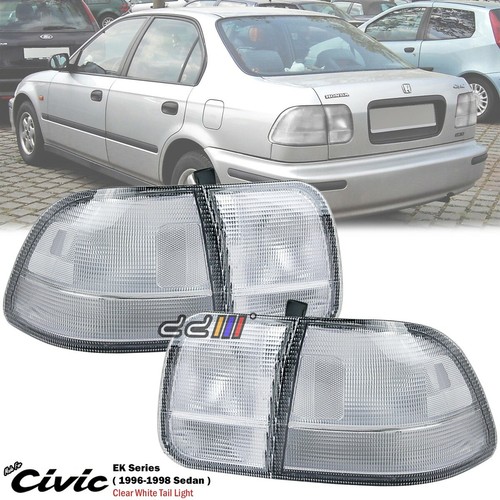 Clear white rear tail - clear,