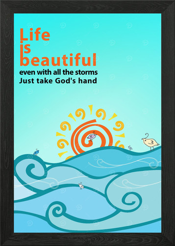Lifeis beautiful framed wall - lifeis,