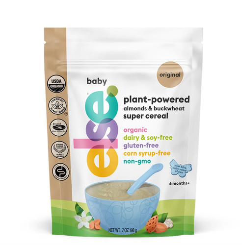 Baby plant powered - baby, almonds