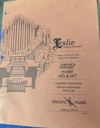 Oem leslie organ - organ, speaker
