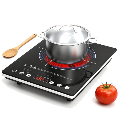Electric cooktop 1800w plug - electric,
