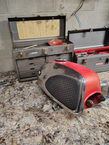 1966 suzuki t10 250 gas - 1966, tank