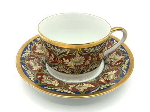 Vintage flat cup - saucer, set