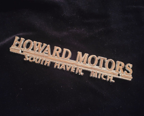 Howard motors dealer badge - dealer,