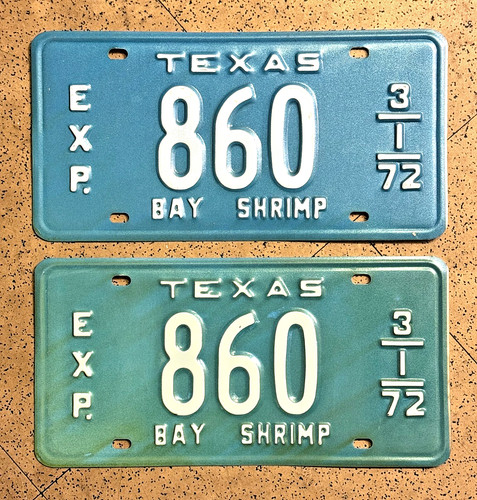1972 texas bay shrimp license - 1972,