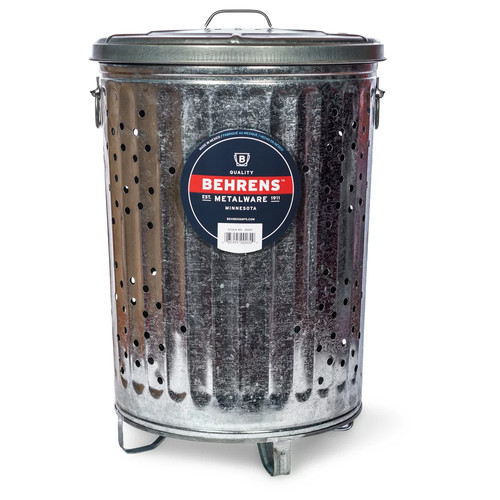 Steel burning container - steel,