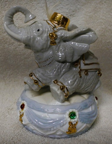 Circus elephant figurine music - circus,