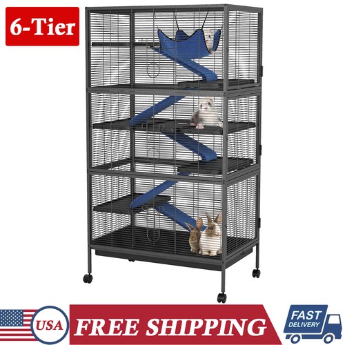 Small animal cage - cage, 6-tier