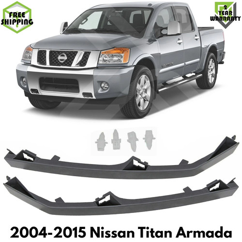 Front headlight molding trim - front,