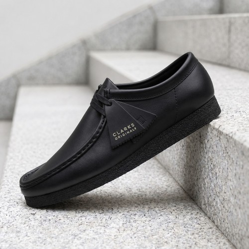 Clarks wallabee low - clarks, black
