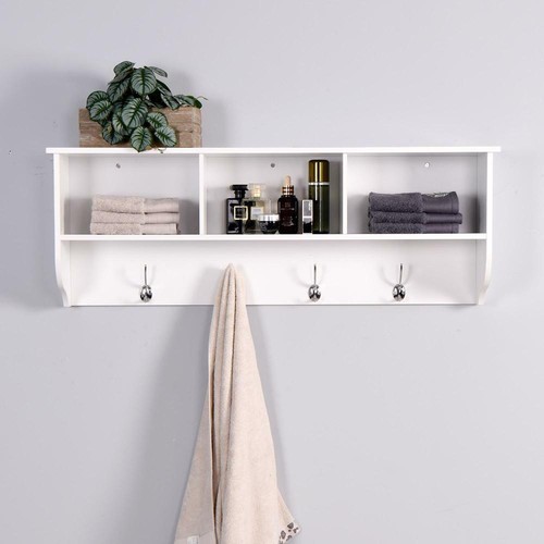 White entryway wall mounted - white,