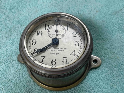 Brass era dash clock