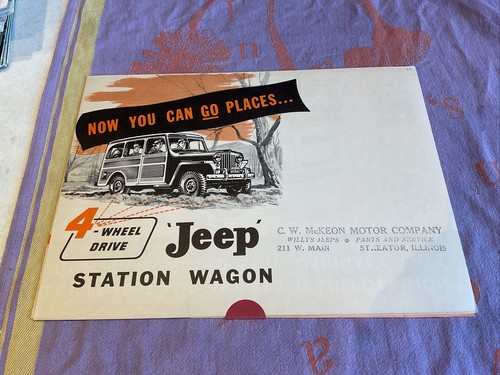 1950 jeep station wagon - jeep,