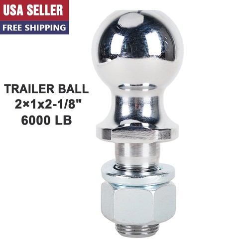Trailer hitch ball - trailer, 2-inch