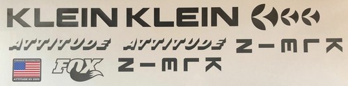 Klein attitude set - attitude,