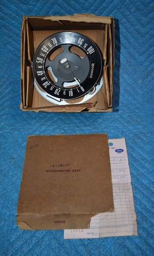 1951 ford speedometer new old - speedometer,