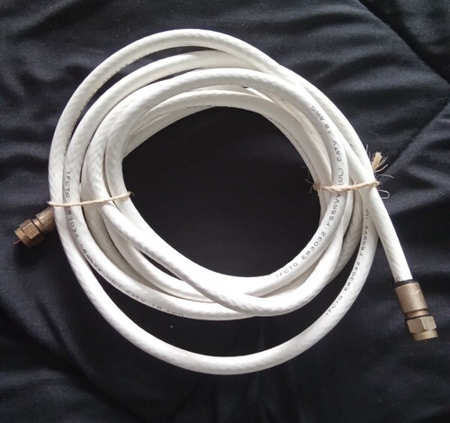 White coaxial catv cable - 6,
