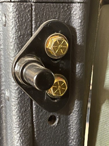 Front door striker set - set, (2)