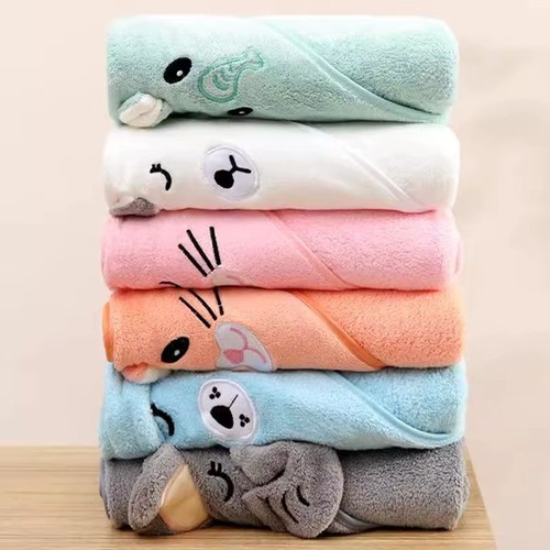Soft baby bath towel - soft, newborn