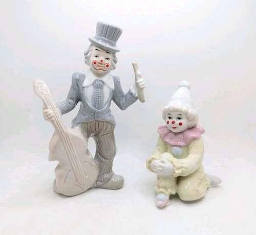 Vtg clown figurines bass - vtg,