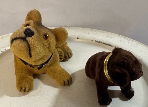Set flocked bulldog - 2,