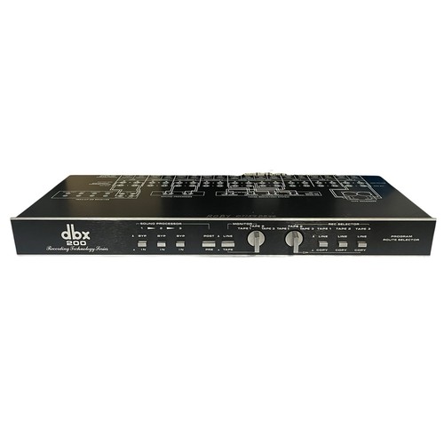 Dbx 200 recording technology - dbx,