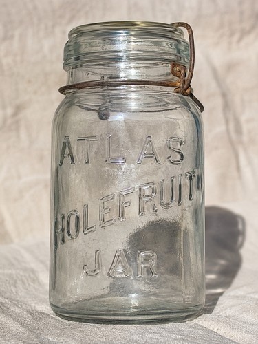 Vintage atlas wholefruit jar - vintage,