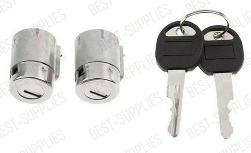 Door lock cylinder set - door, with