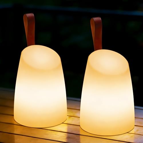 Portable outdoor table - outdoor, lamp