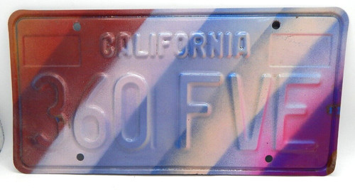 Vtg california license plate - vtg,