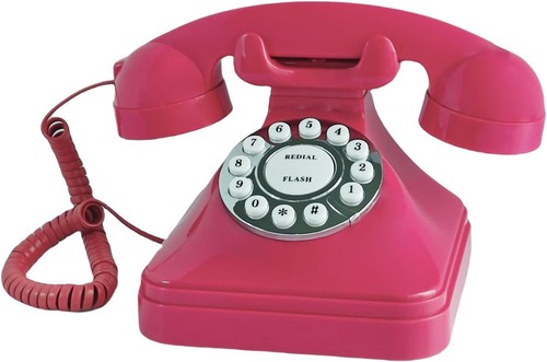Retro landline home corded old - retro,