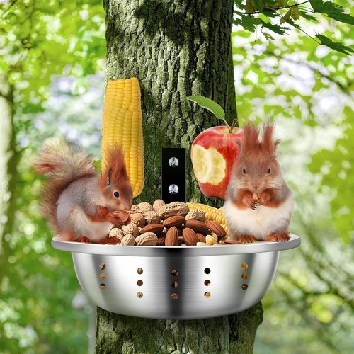 Metal squirrel feeders - metal,